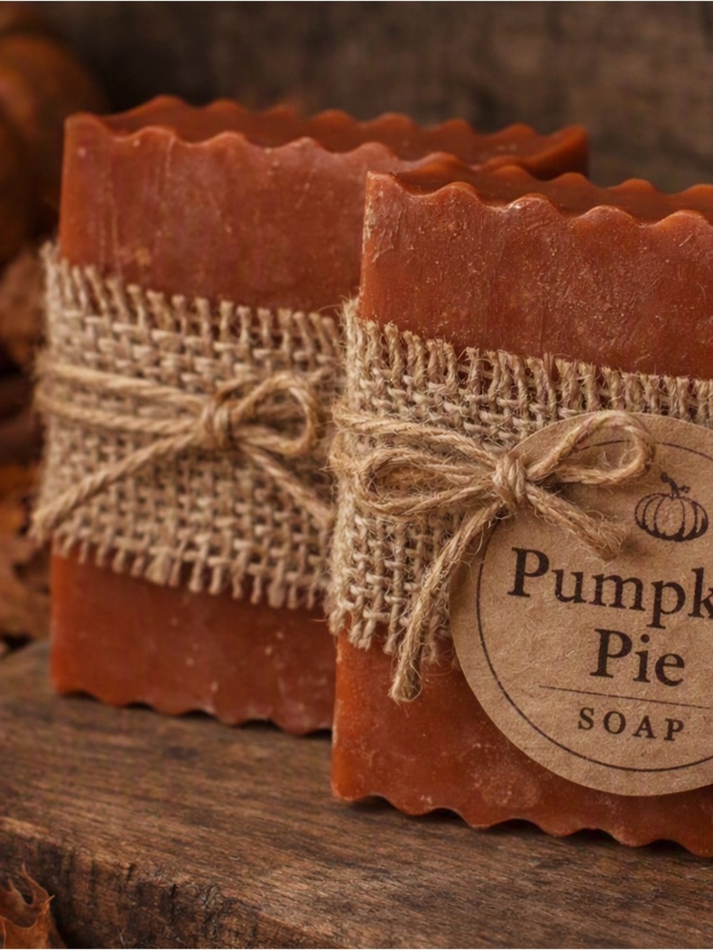 Pumpkin Pie Scented Handmade Soap Bars